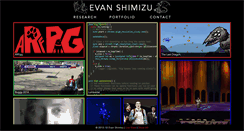 Desktop Screenshot of evanshimizu.com